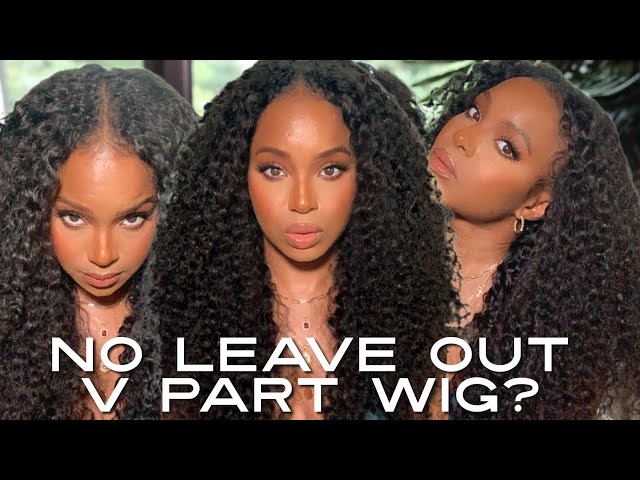 NO LEAVE OUT? NO LACE! CURLY V PART WIG | NADULA HAIR | ALWAYSAMEERA