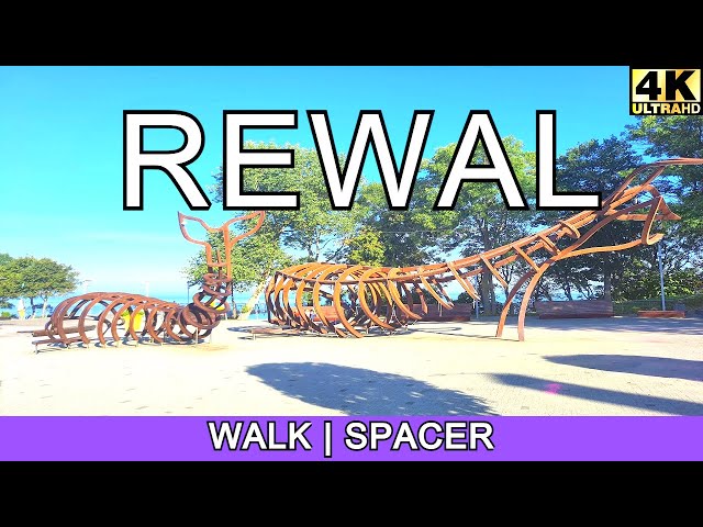 Rewal - Poland, walking in Rewal | 4K