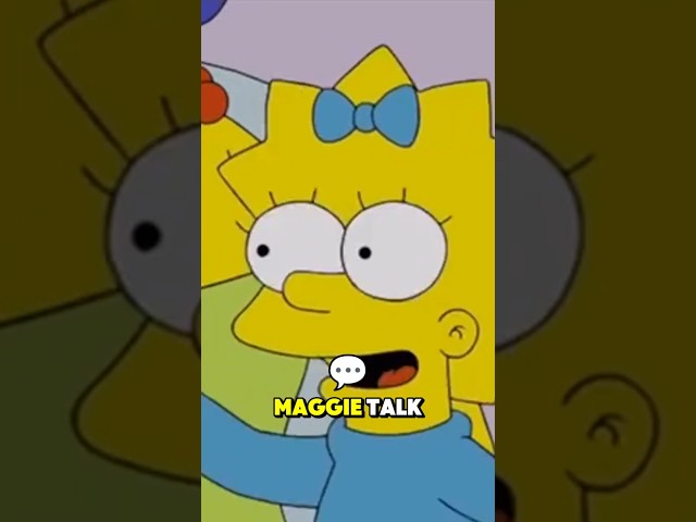 TOP 5 RARE MOMENTS MAGGIE SIMPSON TALKED! 🍼#MaggieSimpson #TheSimpsons #RareMoments