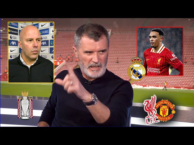 Liverpool vs Man United 2-2 Arne Slot Go Angry to Trent's Awful Performance 🔥 Roy Keane Reaction