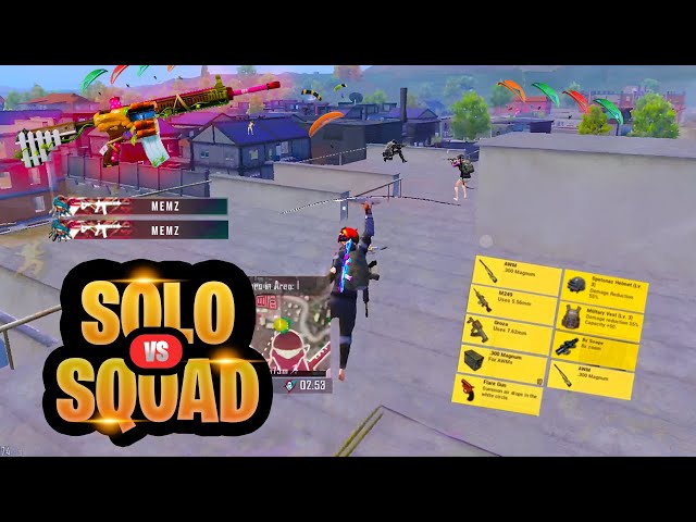 Omg😍 MY NEW AGGRESIVE SOLO VS SQUAD GAMEPLAY of the Week 🔥 Pubg Mobile