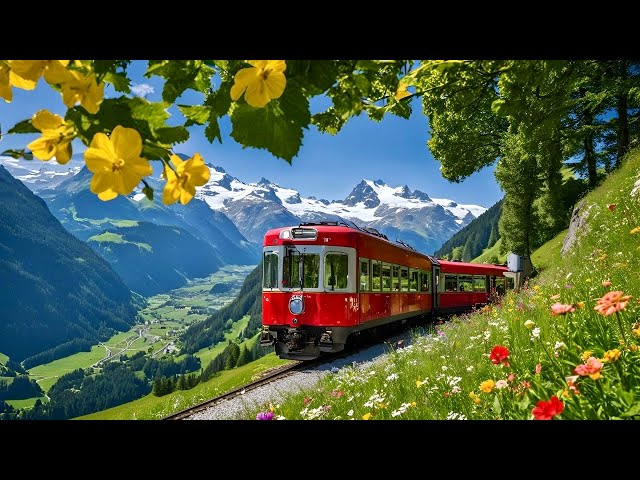 World’s Most Scenic Train Journey in Switzerland _ Schynige Platte , Top of Swiss Tradition