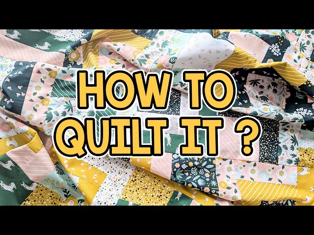 How To Quilt It | Layer Cake Log Cabin Quilt Pattern | Longarm Quilting