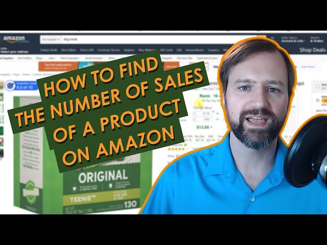 How to Find Amazon Sales per Month for Wholesale Products