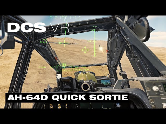 DCS VR Apache AH-64D multicrew quick sortie