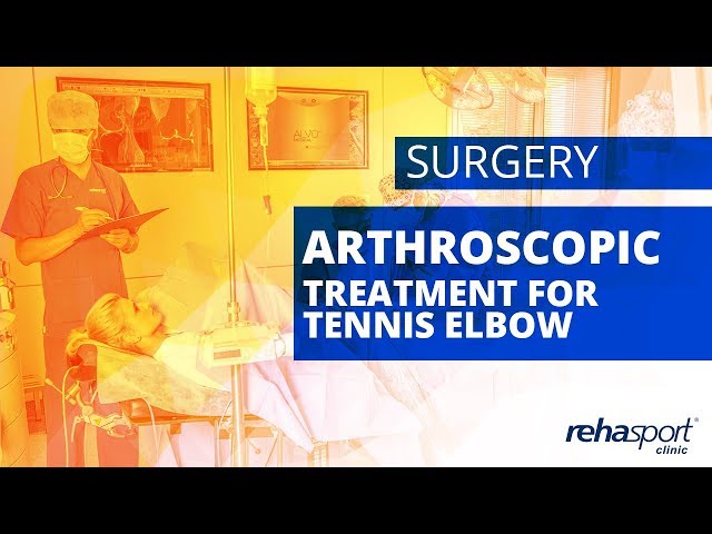 360 video of arthroscopic treatment for tennis elbow