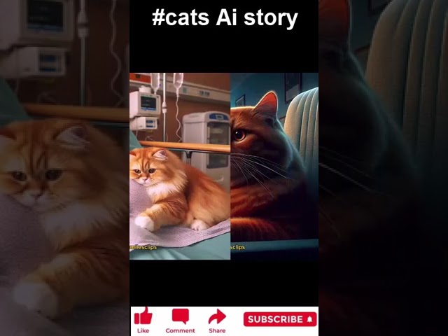 sad ai cat stories #shorts #viralshorts #youtubeshorts #cats #funny #viral #tiktok #trendingshorts