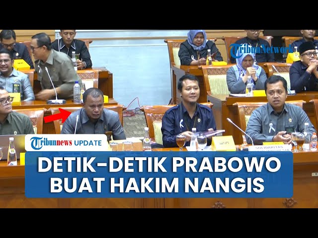 [FULL] Pernyataan Prabowo yang Buat Hakim Nangis hingga Takbir di DPR, Dasco hingga Termenung