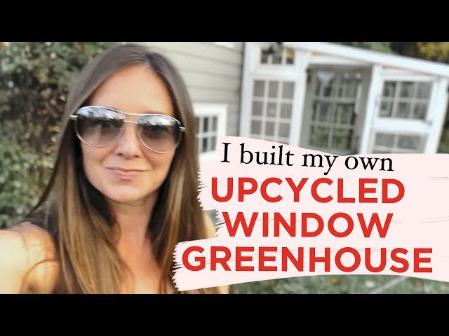 You can Build an Upcycled Window Greenhouse Yourself for the Homestead Garden. Let's take a tour!