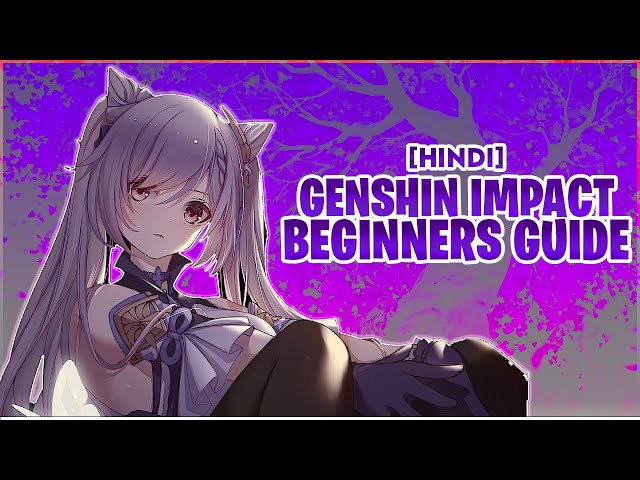 GENSHIN IMPACT BEGINNERS GUIDE  IN HINDI