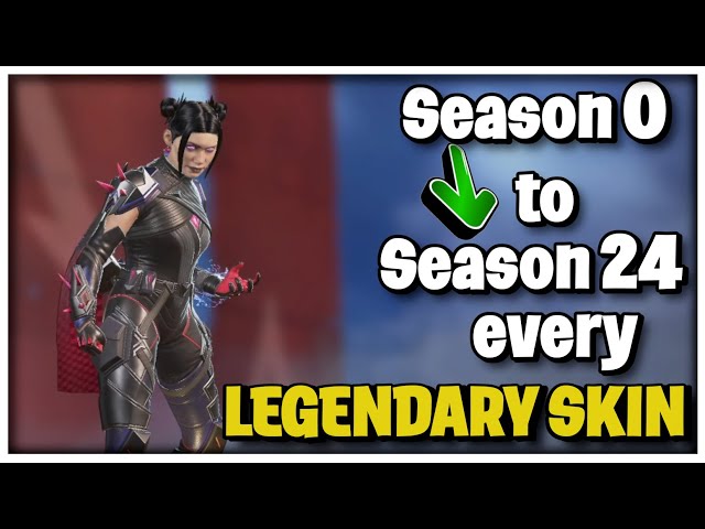 Wraith alle LEGENDÄREN SKINS Release bis Season 24 Apex Legends