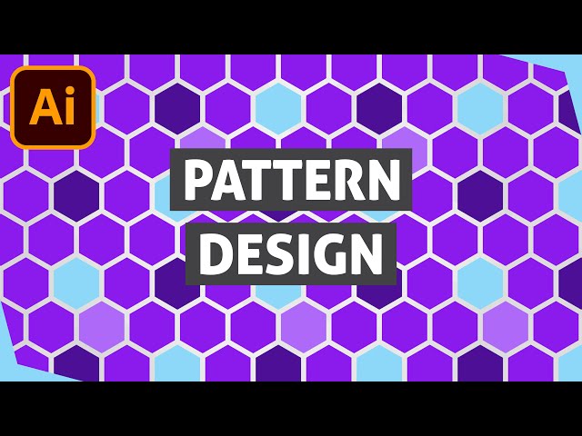 How To Create A Hexagon Pattern In Adobe Illustrator - Manual & Pattern Swatch