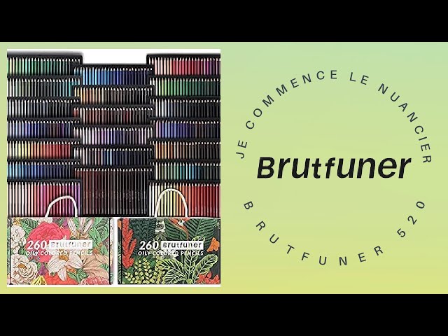 JE COMMENCE LE NUANCIER DES CRAYONS BRUTFUNER 520