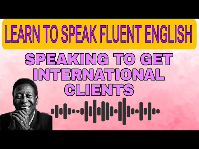 International Client Speaking! Speak like this! English Course! English Vocabulary! Daily Idioms