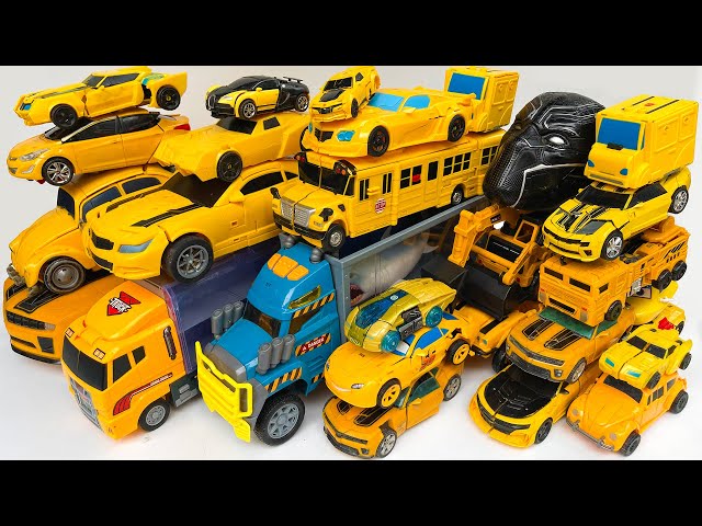 Ulasan Koleksi Mainan TRANSFORMERS Kuning: BUMBLEBEE x Super Mobil Robot Tobot, Black Panther Marvel