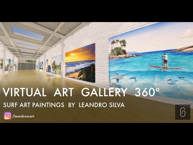 VIRTUAL ART GALLERY - SURF ART PAINTINGS BY LEANDRO SILVA