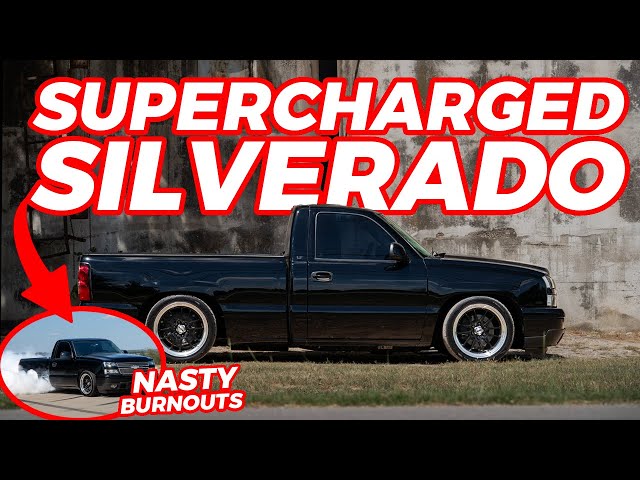 Texas Speed Supercharged Silverado Hits the Streets (NASTY BURNOUTS!!!)