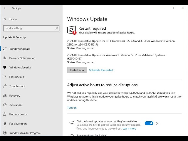 Windows 10 KB5040427 July 2024 Patch Tuesday Update (OS Build 19045.4651) | What's new