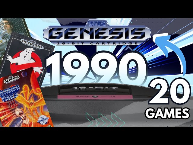 20 🔵Sega GENESIS🔵 games RELEASED in 1990 from WORST to BEST | What a year❗