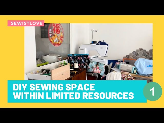 Organise My Sewing Space In the Dining Room/My Little Space