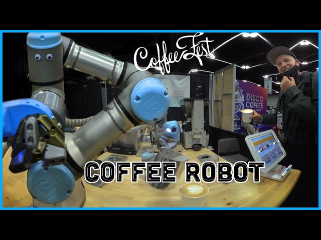 VR180 3D Robot Coffee Barista - Coffee Fest PNW PDX 2021 - Blue Hill Inc