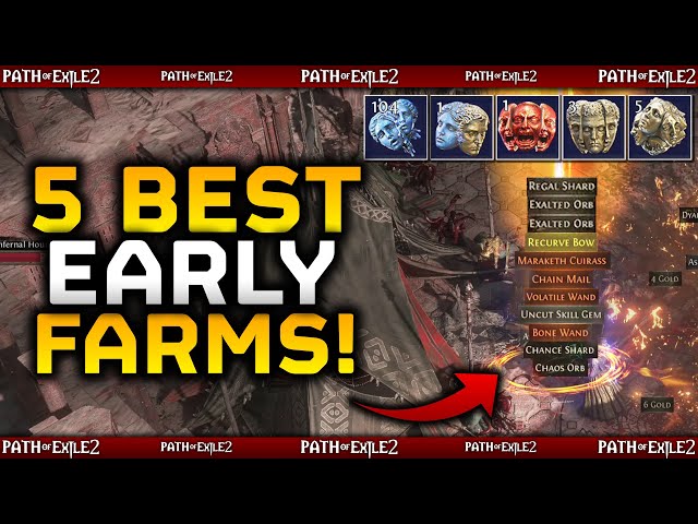 Path Of Exile 2 - 5 BEST FARMS After Patch / Gear, Gems, Orbs, XP & Gold - Early Game Guide