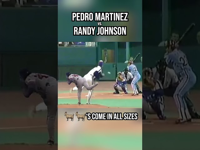 Pedro Martinez vs. Randy Johnson. Goats come in All Sizes.