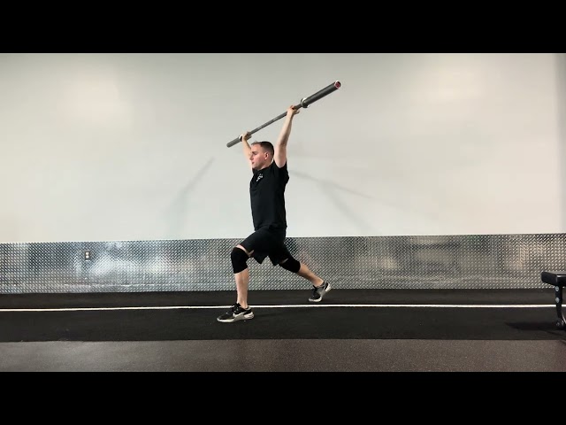 Overhead ATG Split Squat