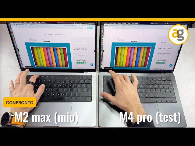 RECENSIONE MAC BookPro M4 (pro) Vs. M2 (max) e CONFRONTO