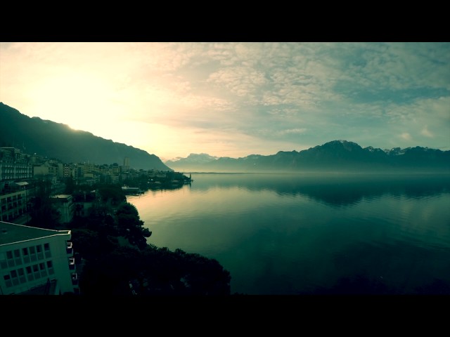 Montreux, Switzerland Sunrise; 30 sec GoPro 4 Silver Timelapse