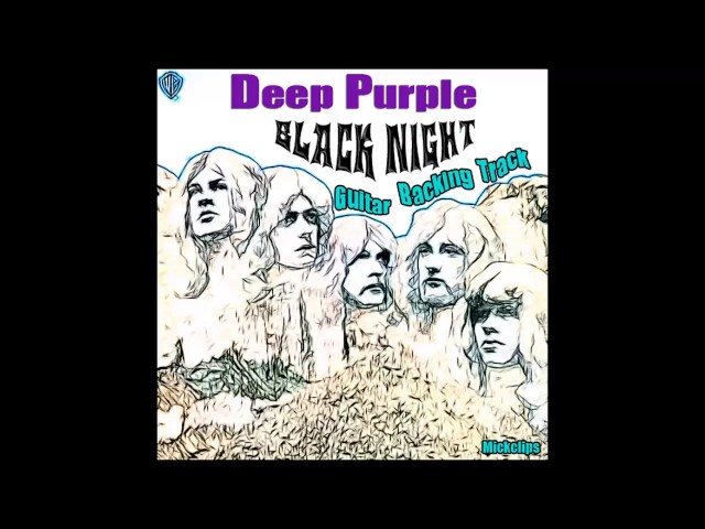 Deep Purple BLACK NIGHT (Guitar Backing Track)