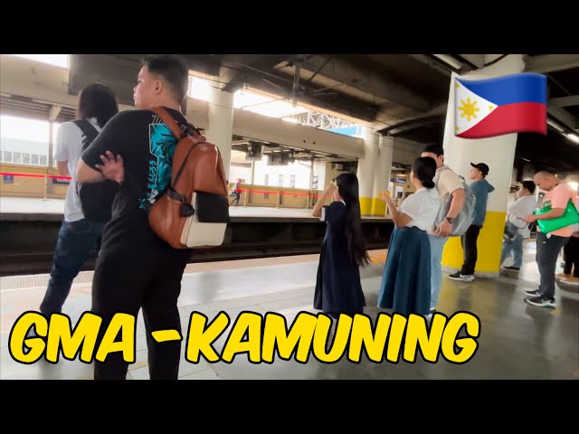 GMA Philippines Walking Tour MRT Station 🇵🇭