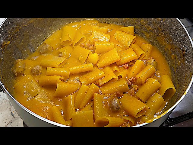 Pasta and potatoes in the family kitchen