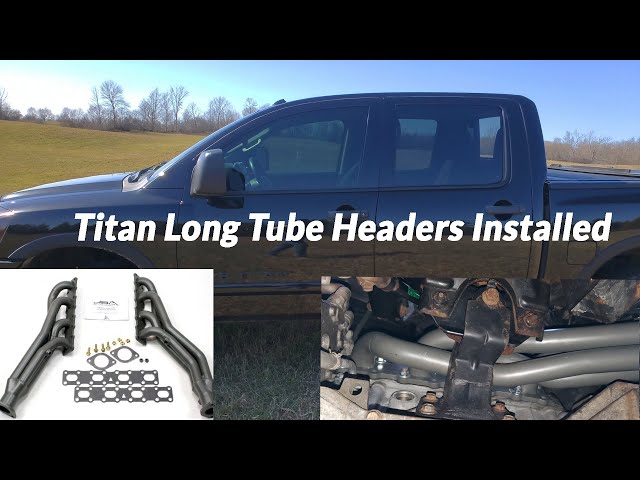 JBA Longtube Headers Installed on my Nissan Titan