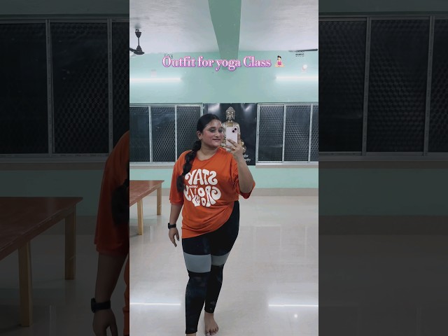 Outfit For Yoga Class🧘‍♀️👕|| #shorts #yoga #outfit #trending #viralvideo