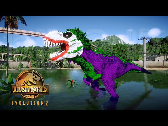 Superhero Dinosaurs roaming in Jurassic World Evolution 2 Game #shorts