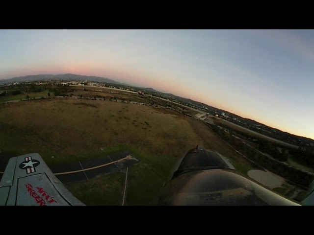 360° View on board T28 Trojan RC plane