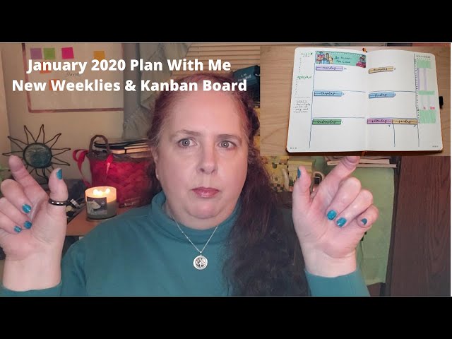 January 2020 Plan With Me   New Weeklies and Kanban Board