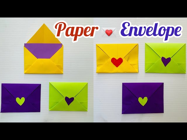 DIY How to make Paper Envelope || Easy Origami Paper Envelope || Envelope making ideas || Easy craft