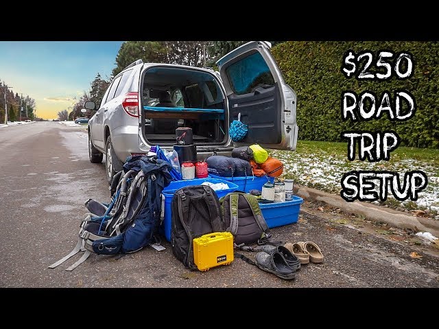 Super Cheap Road Trip Setup! | Budget Travel