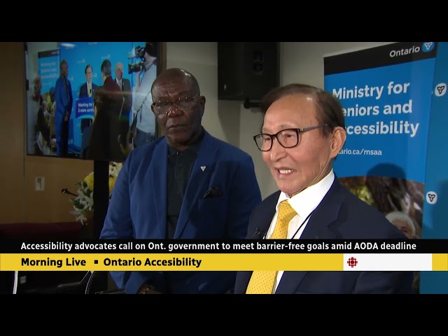 January 3, 2025 CBC TV News Report: Ontario Misses 2025 Deadline to Become Accessible