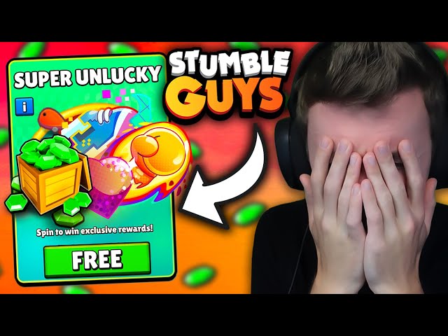 SPINNING *SUPER UNLUCKY* WHEEL IN STUMBLE GUYS!