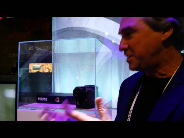 CES 2014 SHARP BOOTH 4K ULTRAHD TV DISPLAYS REDRAY