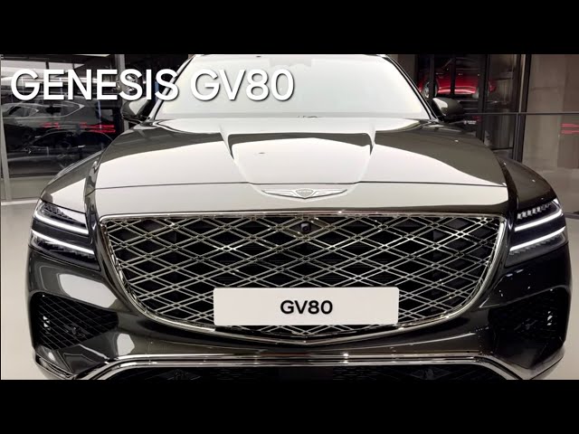 The Genesis GV80 Face-lift | Storr Green: Rare Yet Beautiful !  #genesisgv80 #gv80