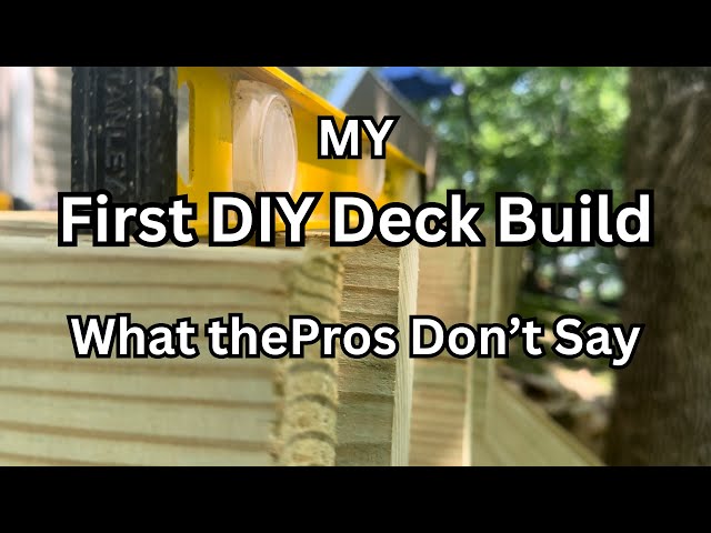 Building My First Deck Lessons Learned #diy #diydeck #homeimprovement #outdoorprojects #deckbuild