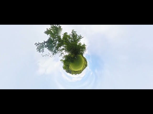 Arnold Arboretum, Little Green Dot (Little Planet 360-degree) 4K