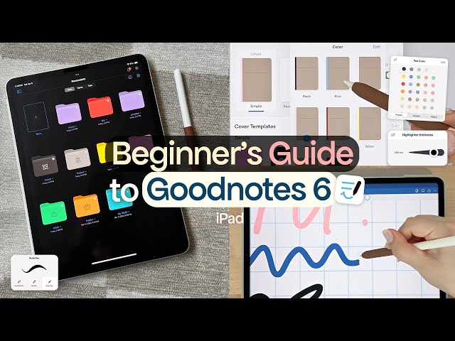 Beginner's Guide to GOODNOTES 6 in 2024! 📝