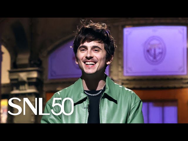 Timothée Chalamet Monologue - SNL