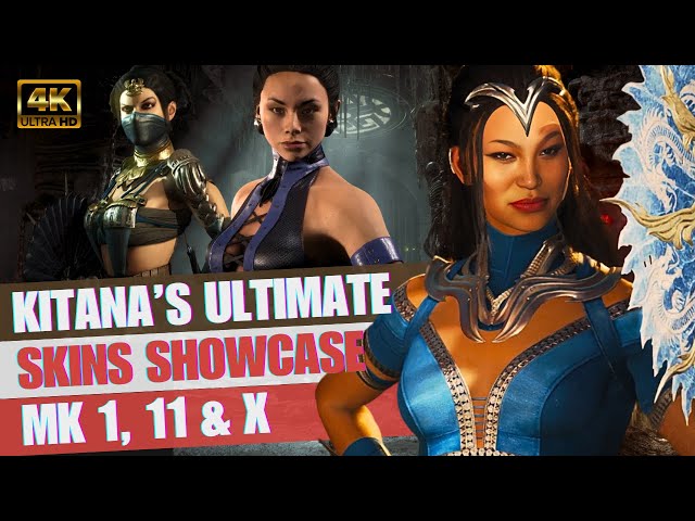 Kitana's Ultimate Skins Showcase! Mortal Kombat Trilogy 1, 11 and X. Mortal Beauty Series