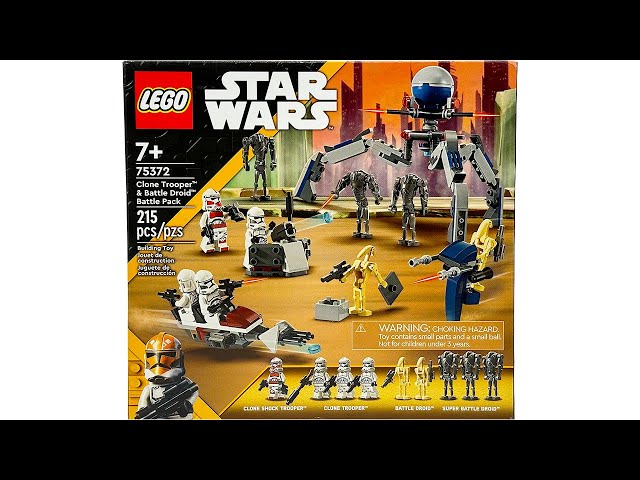 LEGO Star Wars Clone Trooper & Battle Droid Battle Pack (75372) Review!